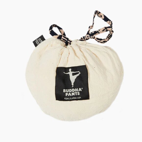 Buddha Pants Unisex Lightweight Bohemian Style Hippie Buddha Bag Purse Black - Picture 6 of 13